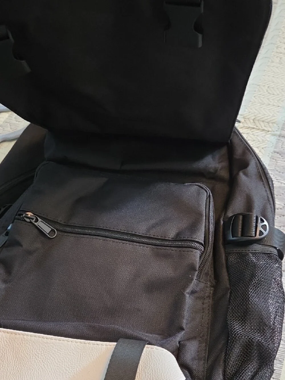 Black Graphic Music Backpack - Unbranded